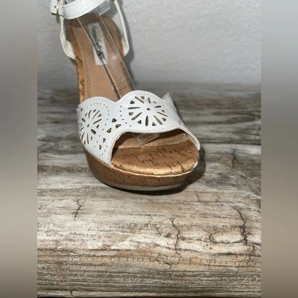 American eagle cork summer wedged heels - Picture 5 of 12